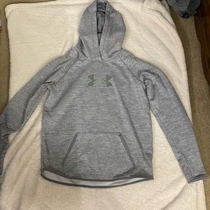 UNDER ARMOUR HOODIE LIGHT GRAY